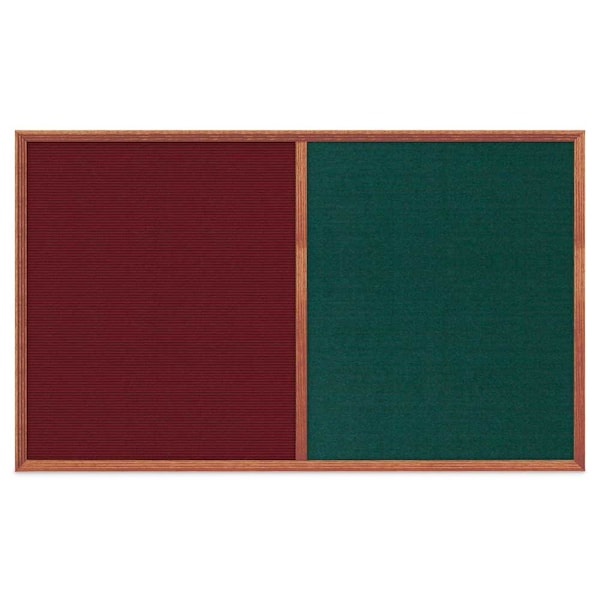Slim Style Indoor Enclosed Corkboard, 18